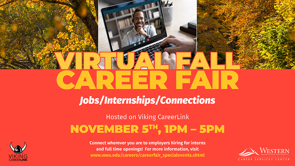 Virtual Fall Career Fair Events Calendar Western Washington University